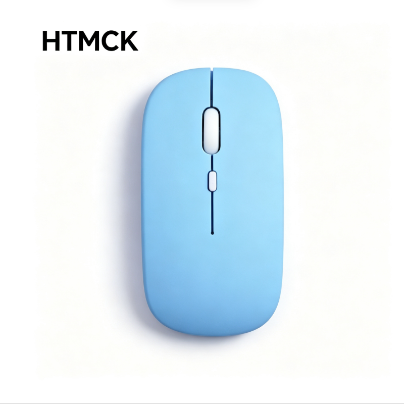 Laptop Mouse - เมาส์ไร้สาย HTMCK ที่รองรับบลูทูธ ทำงานเงียบ พกพาสะดวก เหมาะสำหรับใช้กับแล็ปท็อป