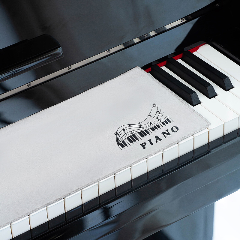 Keyboard Cover - ผ้าคลุมคีย์บอร์ดเปียโนทรงสามเหลี่ยม ป้องกันฝุ่น 88 คีย์ ผ้าคลุมคีย์บอร์ดเปียโนไฟฟ้า ผ้าคลุมคีย์บอร์ดอเนกประสงค์สำหรับเปียโน