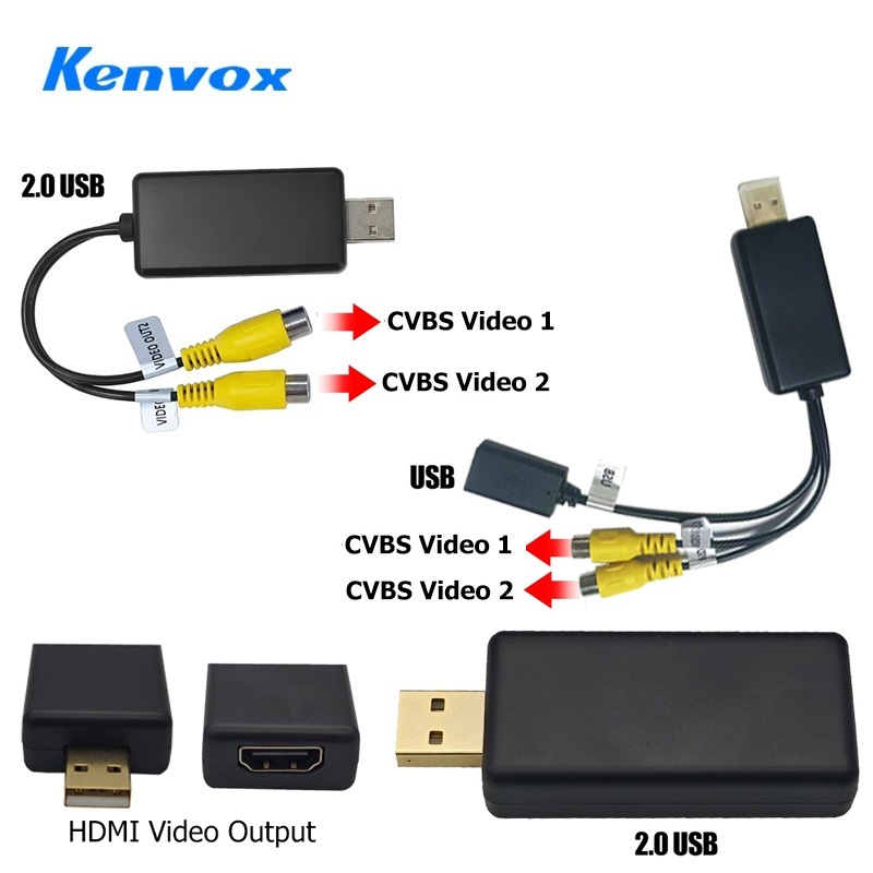 Hdmi Cable - สายเคเบิล Kenvox Android USB สำหรับส่งสัญญาณวิดีโอ RCA