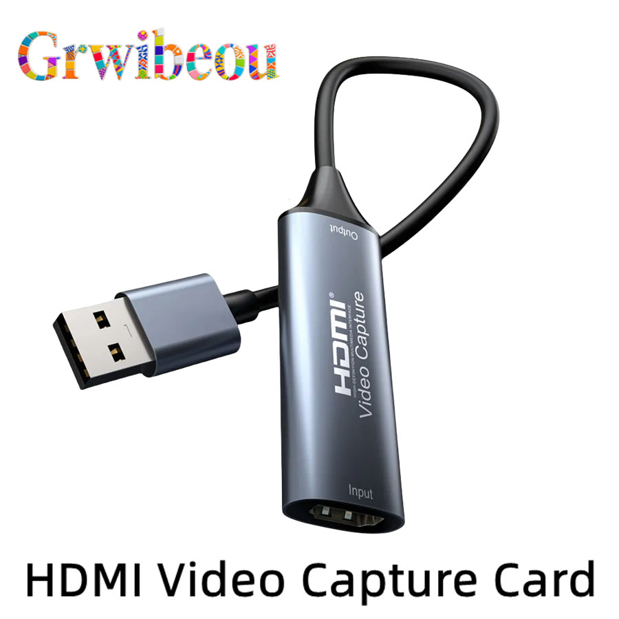 Hdmi Cable - 4K 30Hz การ์ดจับภาพวิดีโอที่รองรับ HDMI USB 3.0