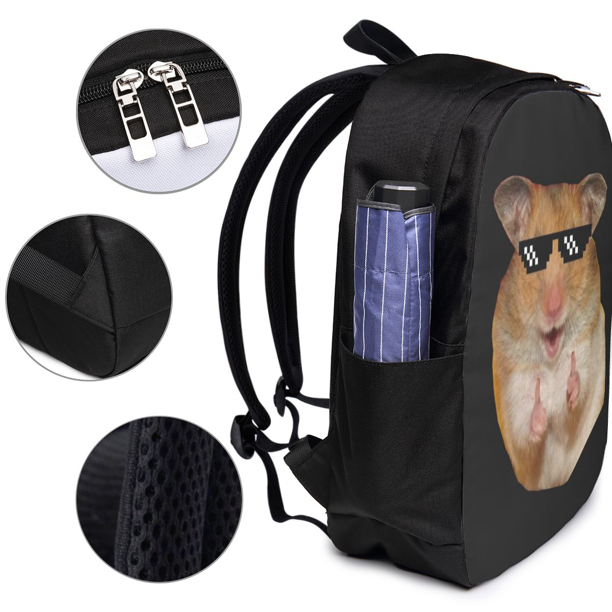 กระเป๋าเป้สะพายหลังลายหนูแฮมสเ - Laptop Bag บทวิจารณ์และราคา