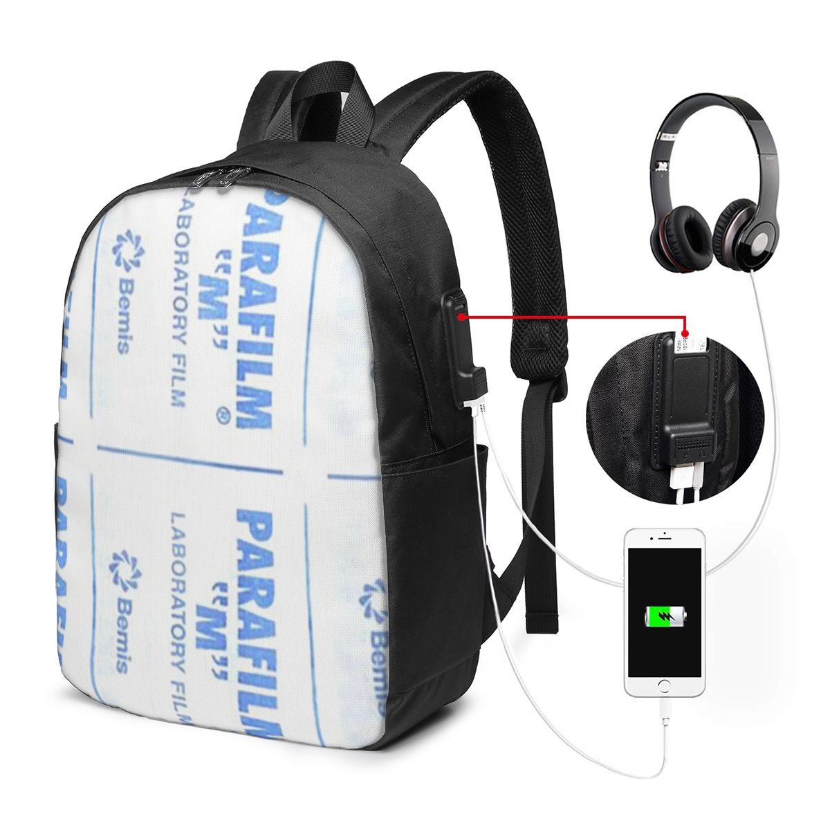 พาราฟิล์มเป็นกระเป๋าเป้สะพายหล - Laptop Bag บทวิจารณ์และราคา