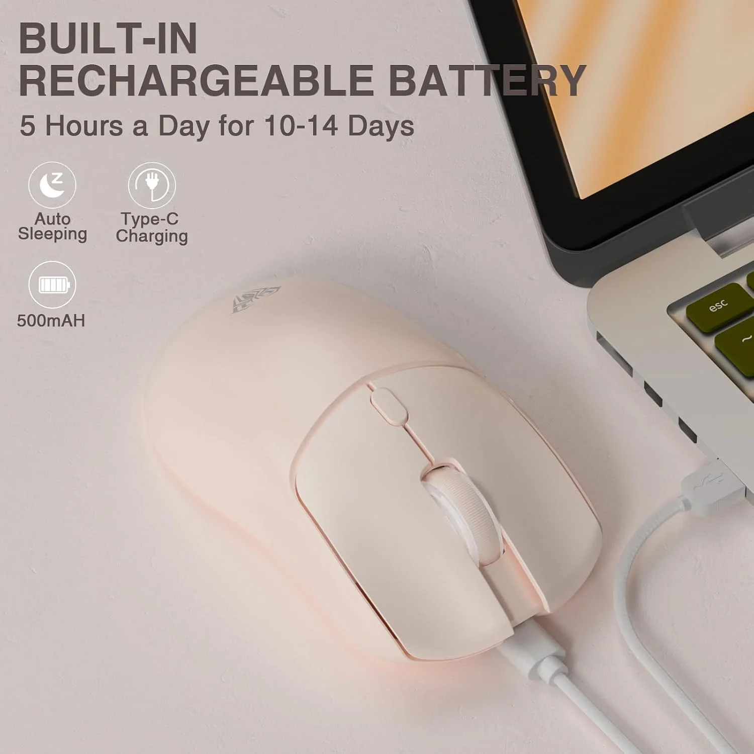 AULA SC580X ไตร-โหมดเมาส์เกมมิ - Laptop Mouse บทวิจารณ์และราคา