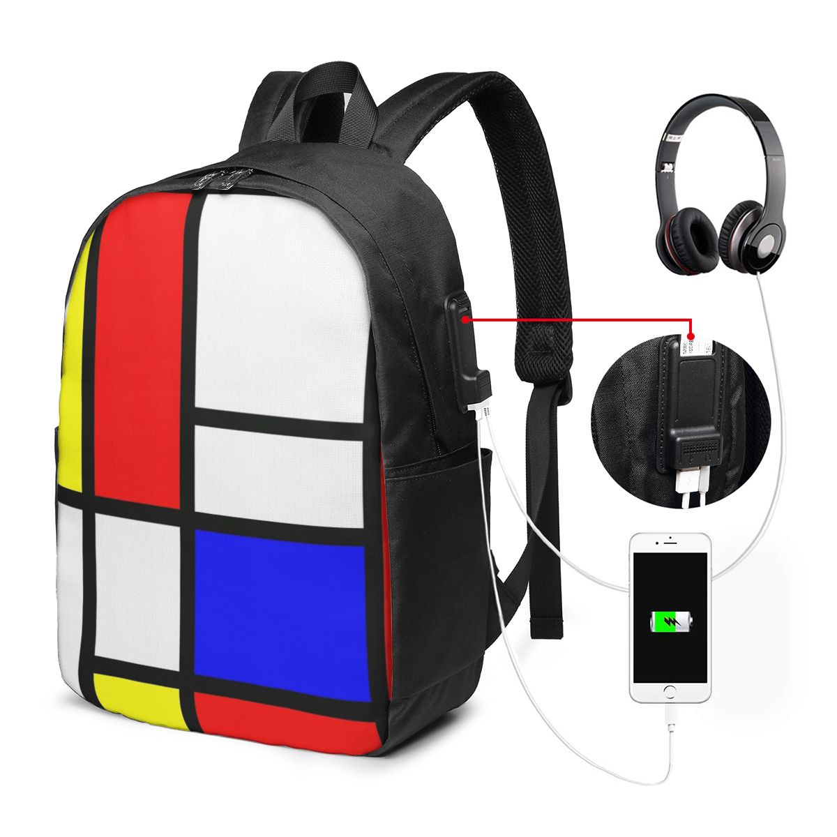 พีเอ็ต มอนดริแอน คอมโพซิชั่นกร - Laptop Bag บทวิจารณ์และราคา