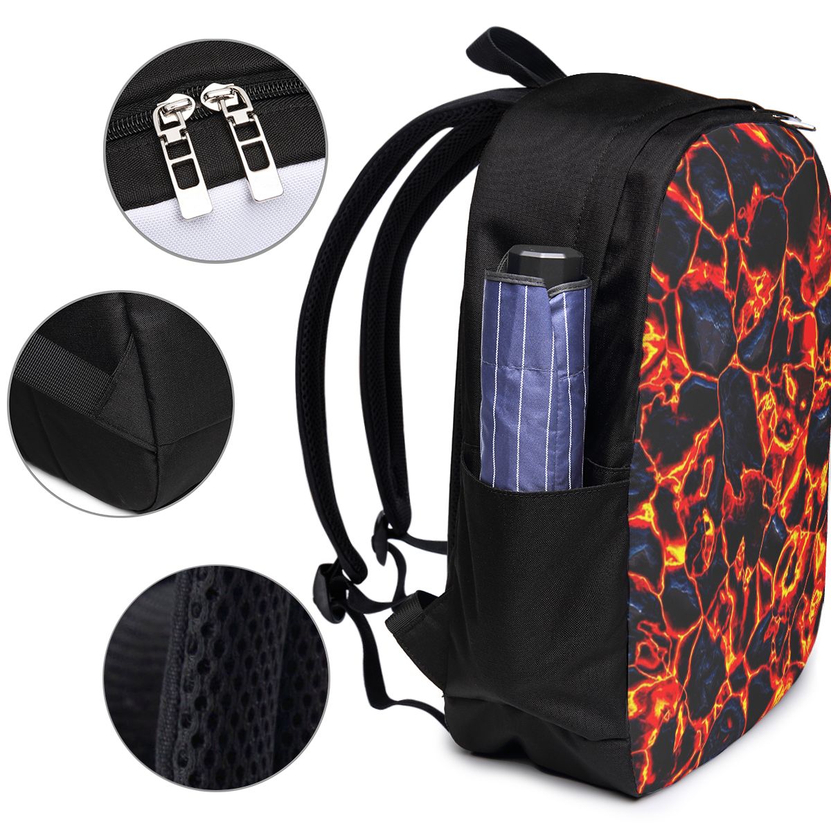 กระเป๋าเป้สะพายหลังลายภูเขาไฟล - Laptop Bag บทวิจารณ์และราคา