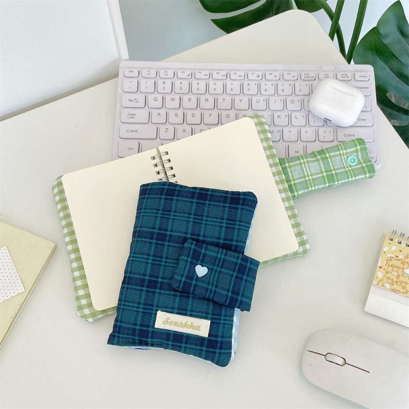 ปกผ้าลายตารางสีเขียวขาวสำหรับส - Laptop Sleeve บทวิจารณ์และราคา