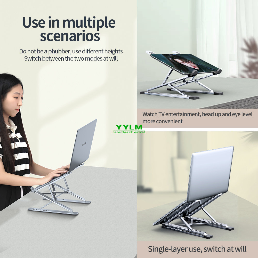 YYLM N8 ขาตั้งแล็ปท็อปอลูมิเนี - Laptop Cooling Pad บทวิจารณ์และราคา