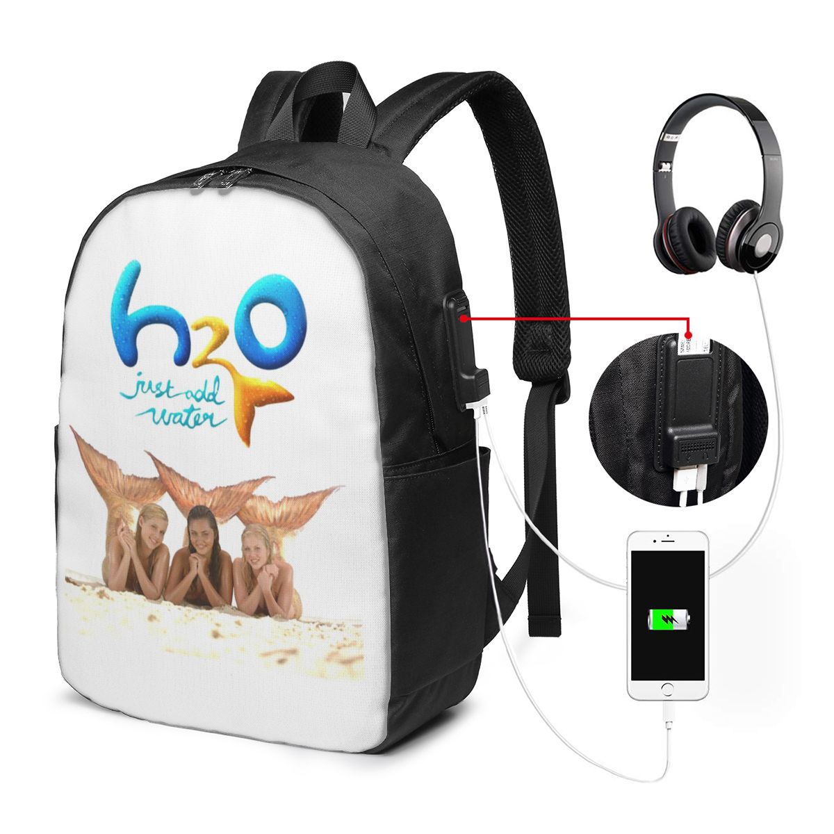การ์ตูนอะนิเมะ H2O เพียงเติมน้ - Laptop Bag บทวิจารณ์และราคา