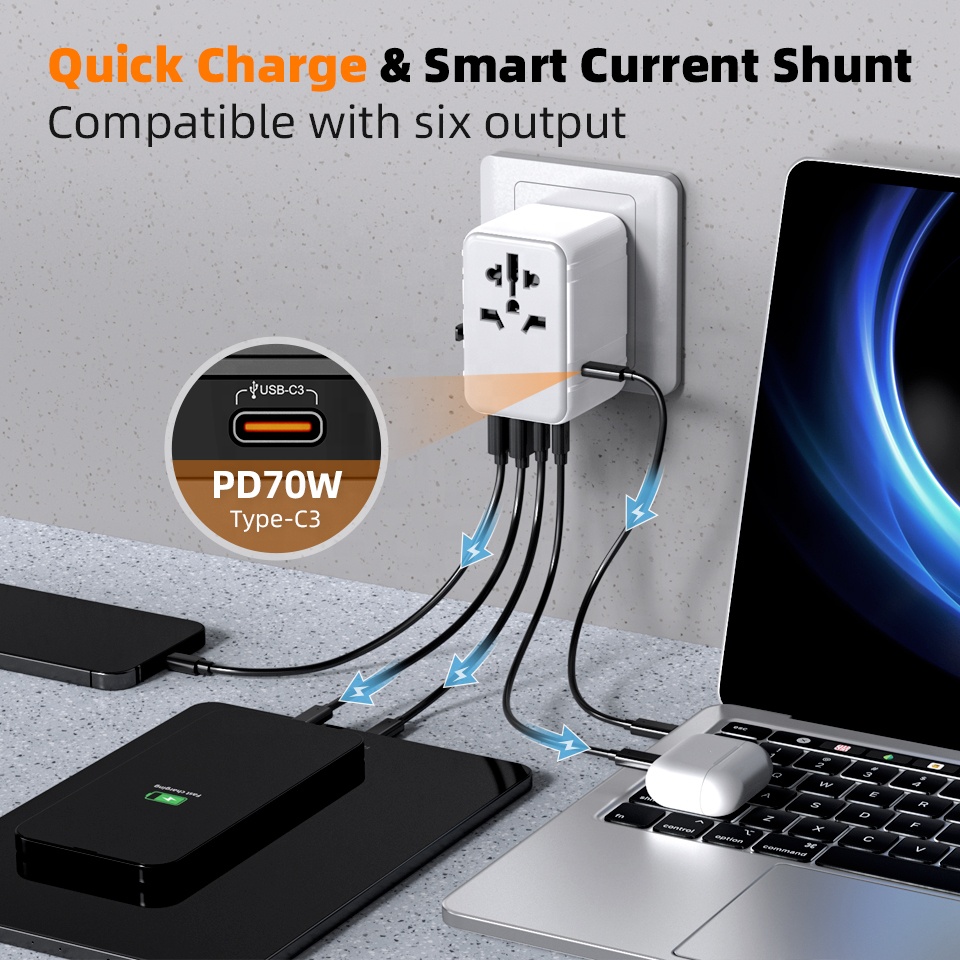 อะแดปเตอร์แปลงไฟแบบสากลสำหรับใ - Laptop Charger บทวิจารณ์และราคา