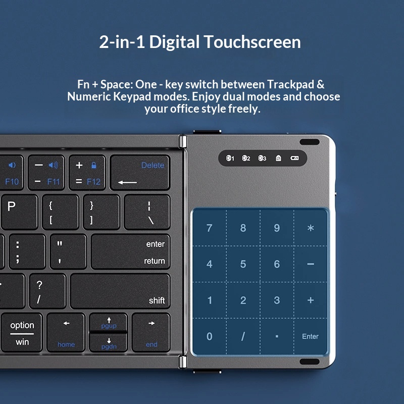 เม็งซู่ ไตร โฟลด์คีย์บอร์ดไร้ส - Laptop Mouse บทวิจารณ์และราคา