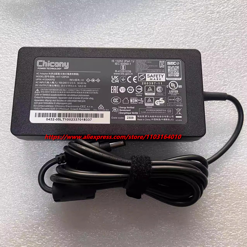 อะแดปเตอร์ AC แท้ Chicony 120W - Laptop Charger บทวิจารณ์และราคา