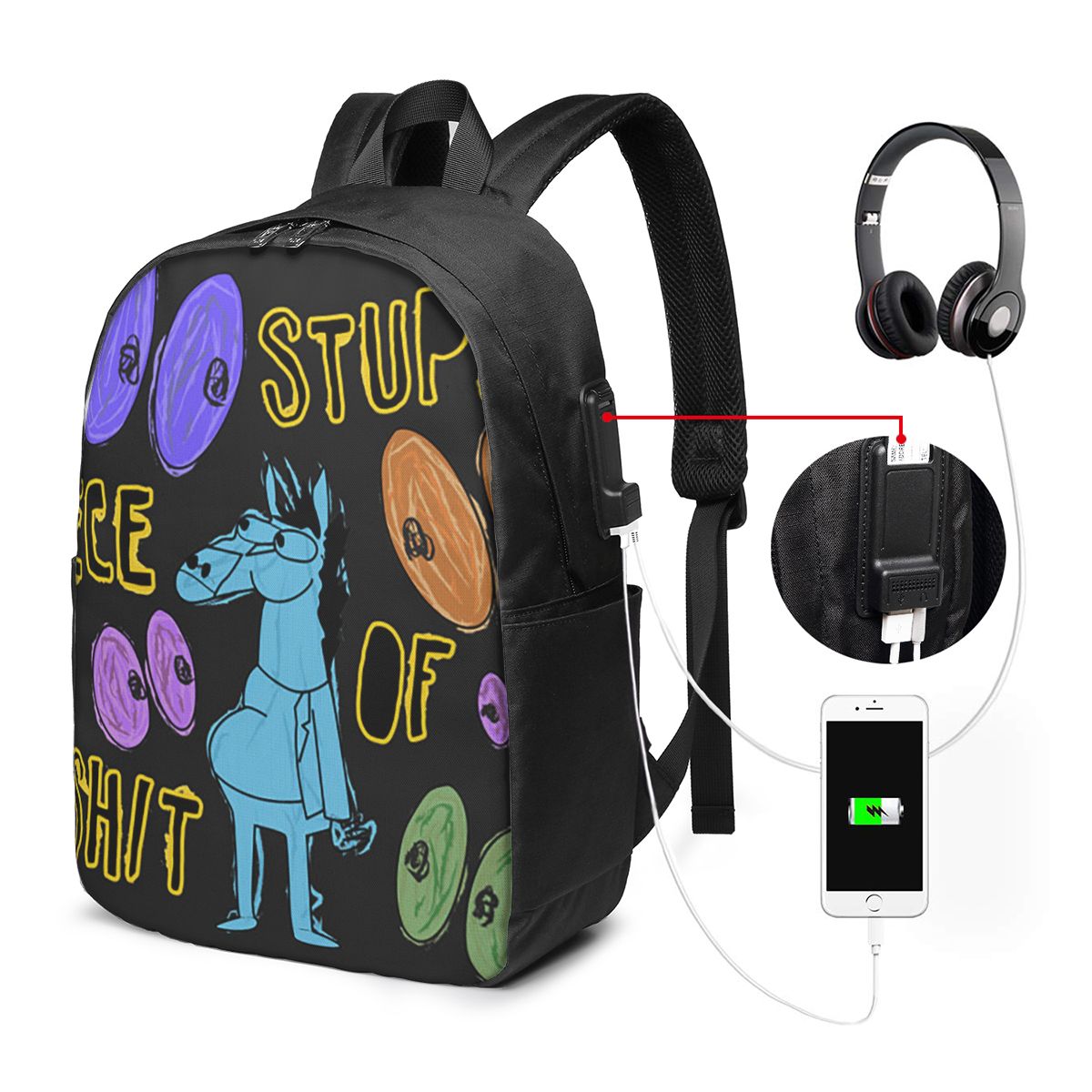 การ์ตูน โบแจ็ค ฮอร์สแมน สตูปิด - Laptop Bag บทวิจารณ์และราคา